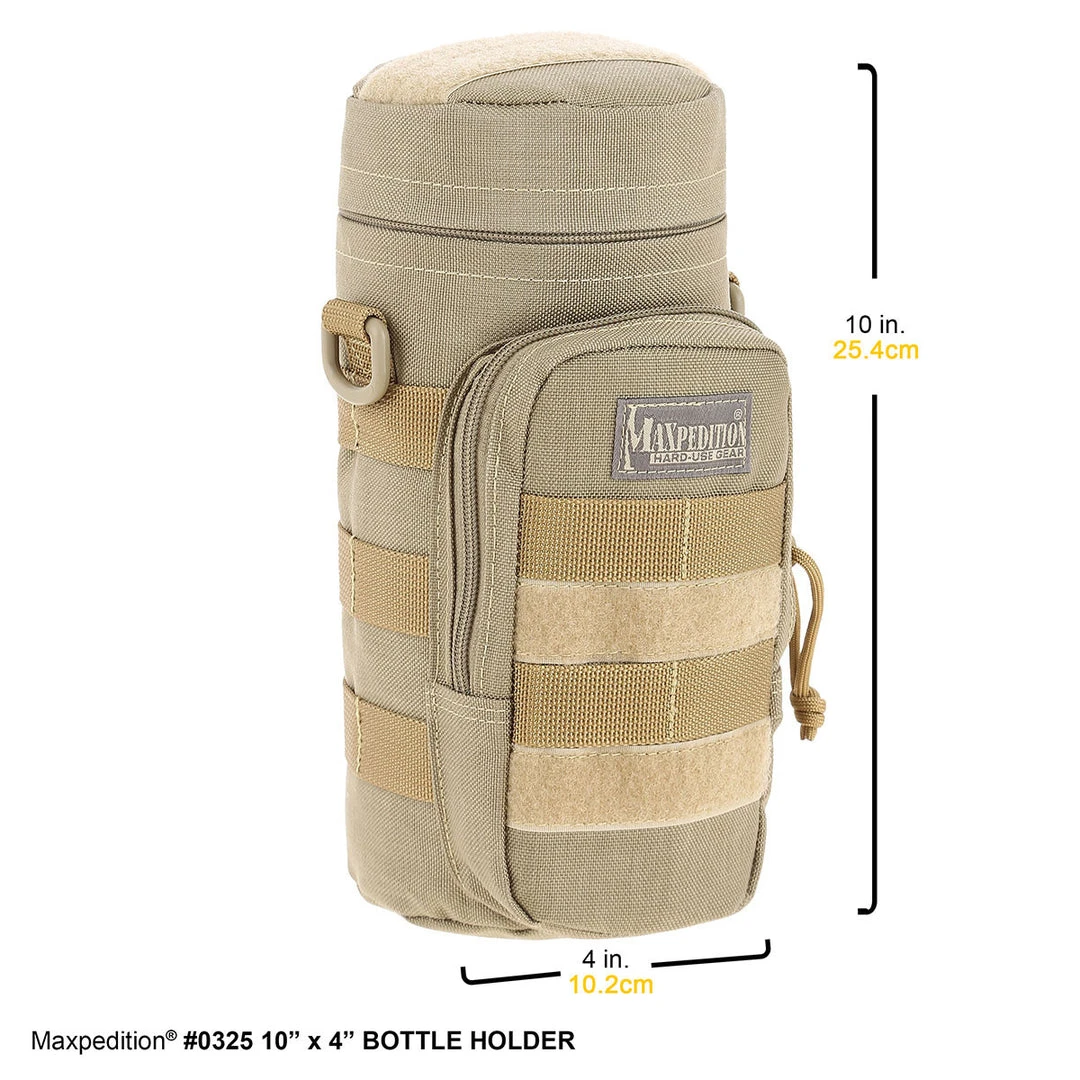 Hydration Pouches Maxpedition 10" X 4" Bottle Holder