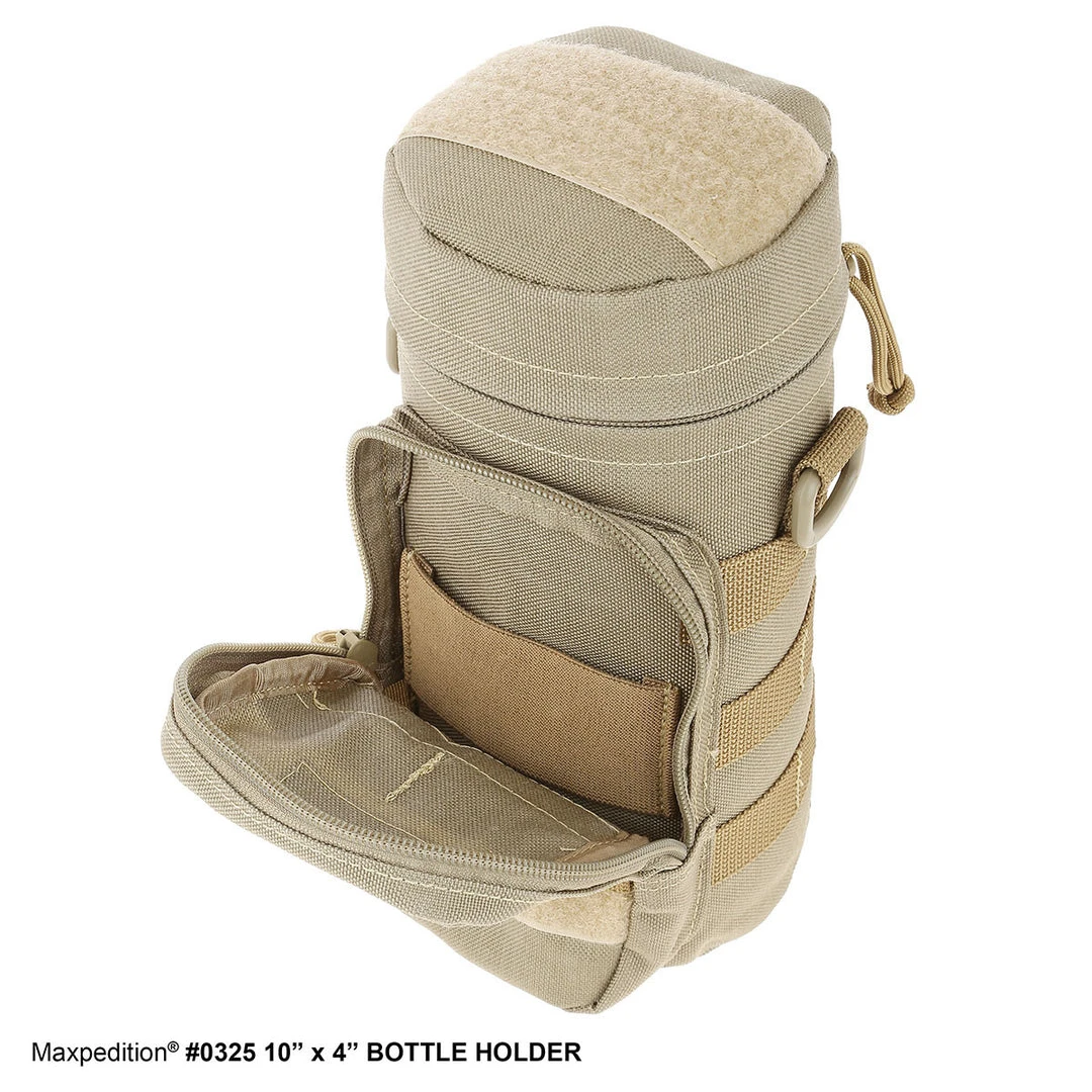 Hydration Pouches Maxpedition 10" X 4" Bottle Holder