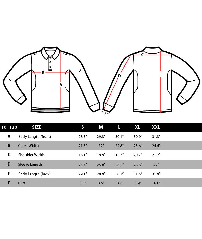 Condor Performance Long Sleeve Tactical Polo Polo Shirts