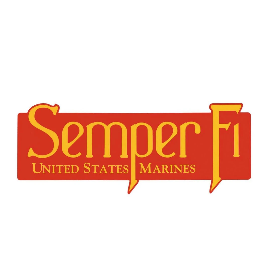 Novelties Rothco U.S.M.C. Semper Fi Bumper Sticker