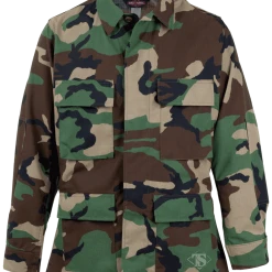 BDU Camouflage Shirts Tru-Spec BDU Camouflage Coat (50/50 Cordura Nylon Cotton Rip-Stop)