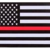 Rothco Thin Red Line Flag Decal Thin Blue Line