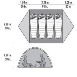 Tents & Shelters MSR Zoic 4 Backpacking Tent