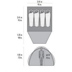 Tents & Shelters MSR Habitude 4 Family & Group Camping Tent