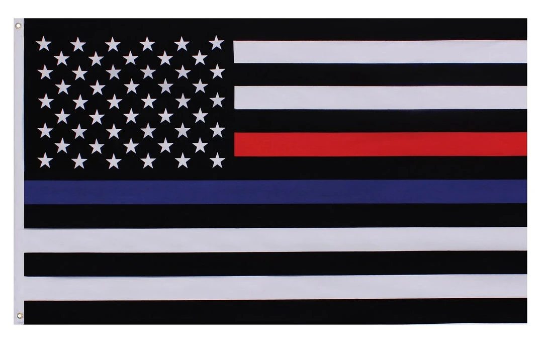 Thin Blue Line Rothco Thin Blue And Thin Red Line Flag