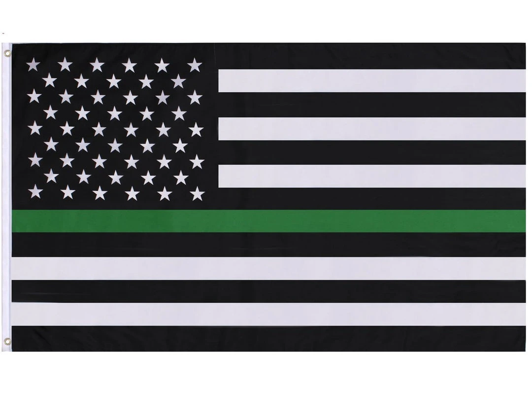 Rothco Thin Green Line Flag Flags