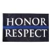 Rothco Honor & Respect Thin Blue Line Flag - 3' X 5'