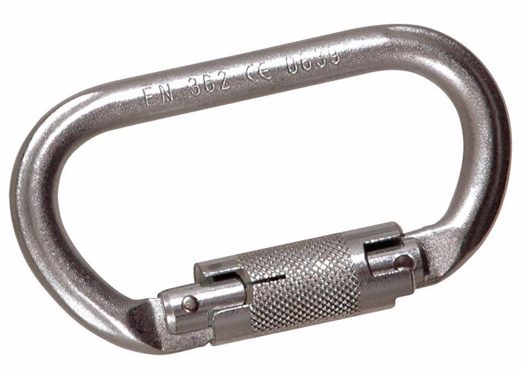 Rothco Steel 30 Kn Oval Twist Lock Carabiner