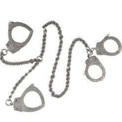 High Security Restraints & Chains Smith And Wesson Nickel Transport Restraint Chains