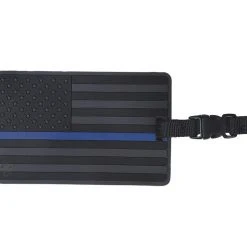 Tru-Spec US Flag With Thin Blue Line Luggage Tag Travel Bags & Luggage