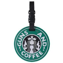 Tru-Spec Guns And Coffee Luggage Tag