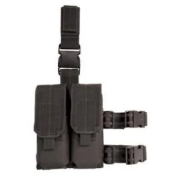 Drop Leg Pouches Voodoo Tactical Drop Leg Platform Attached M4/M16 Double Mag Pouch