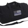 Duffel Bags Rothco Thin Blue Line Canvas Shoulder Duffle Bag
