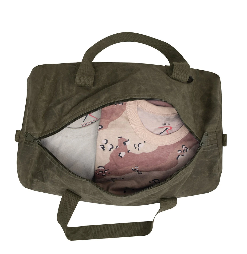 Rothco Wax Canvas Shoulder Duffle Bag - 19 Inch Duffel Bags