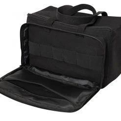 Rothco Canvas Tactical Shooting Range Bag - Black Gun Bags & Gun Cases