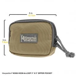 Maxpedition Hook & Loop 3" X 5" Zipper Pocket Utility Pouches