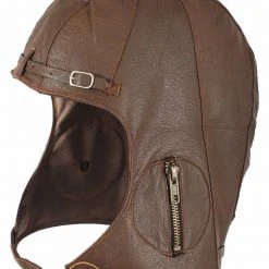 Rothco WWII Style Leather Pilots Helmet Vintage Military Headwear