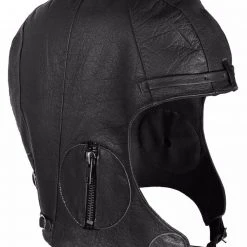 Rothco WWII Style Leather Pilots Helmet Vintage Military Headwear