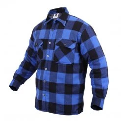 Rothco Extra Heavyweight Buffalo Plaid Sherpa-lined Flannel Shirts