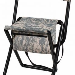 Rothco Deluxe Camo Stool With Pouch Cots & Camping Chairs