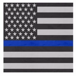 Rothco Thin Blue Line Flag Bandana