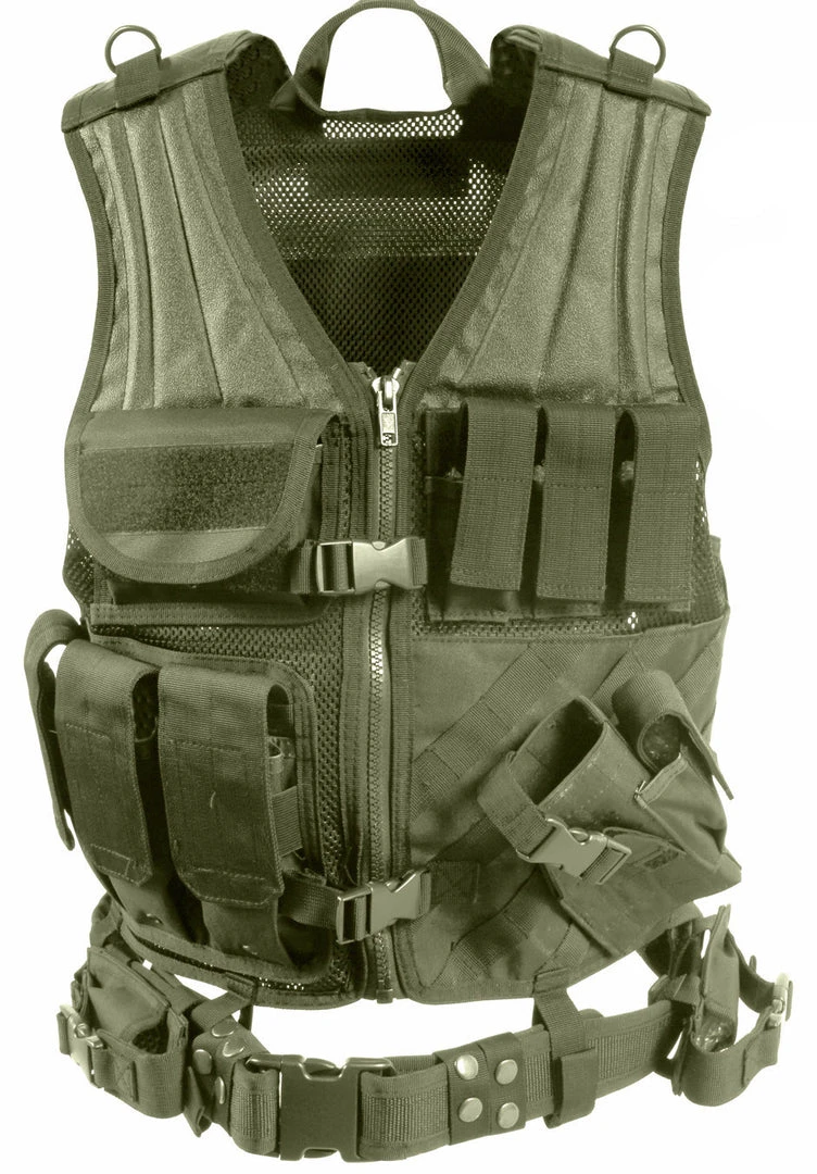 Tactical Vests Rothco Cross Draw MOLLE Tactical Vest