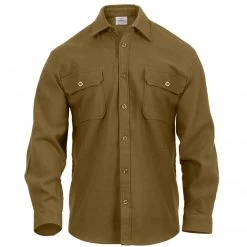 Rothco Heavy Weight Solid Flannel Shirt