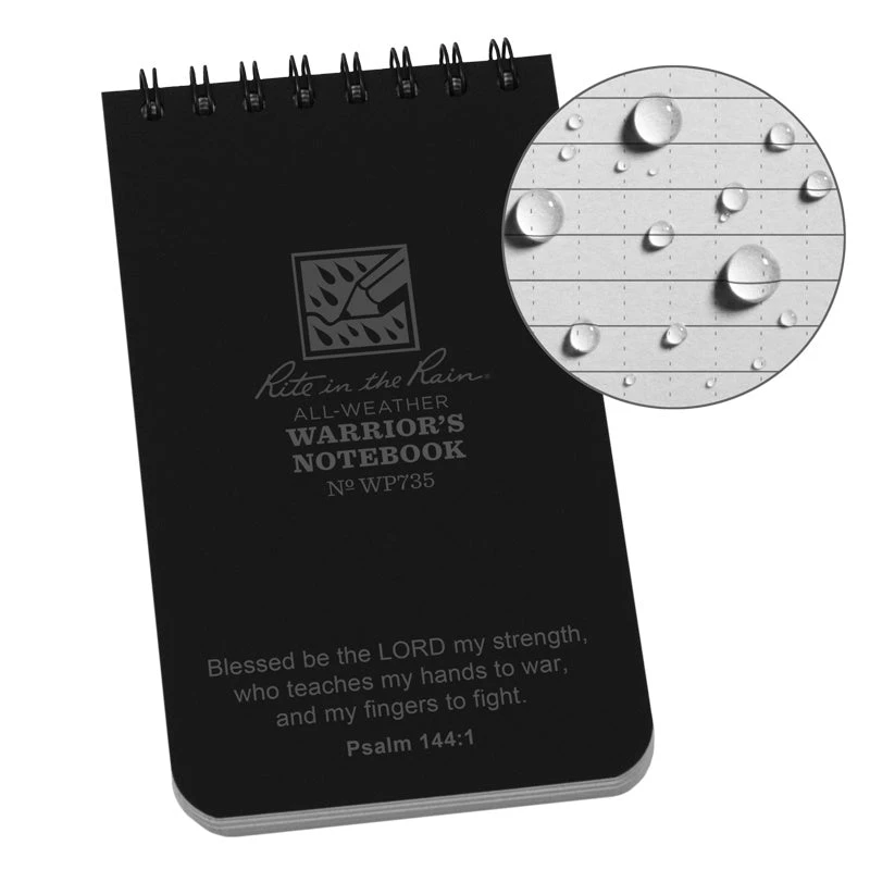 Rite In The Rain 3 X 5 Notebook Warrior Prayer
