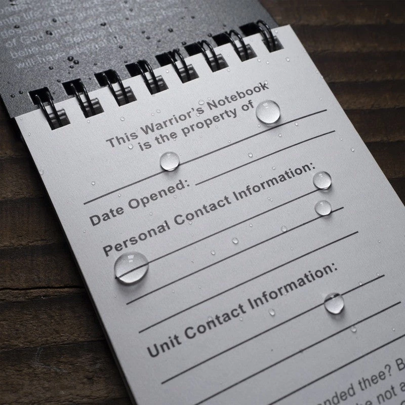 Rite In The Rain 3 X 5 Notebook Warrior Prayer