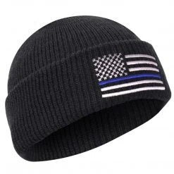 Beanies Rothco Thin Blue Deluxe Embroidered Watch Cap
