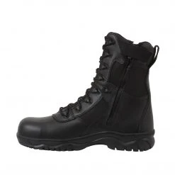 Duty Boots Rothco Forced Entry 8" Tactical Boot With Side Zipper & Composite Toe