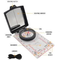 Proforce Equipment Compasses NDuR Sighting Compass With Mirror