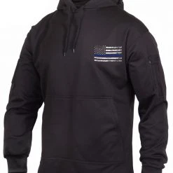 Hoodies & Sweats Rothco Thin Blue Line Concealed Carry Hoodie