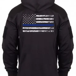 Hoodies & Sweats Rothco Thin Blue Line Concealed Carry Hoodie