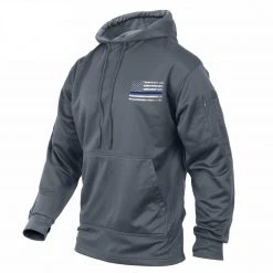 Hoodies & Sweats Rothco Thin Blue Line Concealed Carry Hoodie