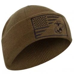 Rothco USMC / US Flag Deluxe Fine Knit Watch Cap Beanies