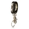 Key Holders Boston Leather Belt Keeper With Deluxe Swivel Key Snap