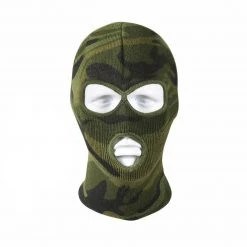 Balaclavas & Tactical Hoods Rothco Deluxe 3-Hole Face Mask - Woodland
