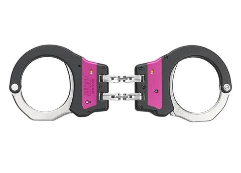 Colored Handcuffs ASP Hinged Identifier Ultra Cuffs - Steel Bow