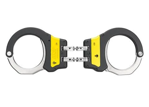 Colored Handcuffs ASP Hinged Identifier Ultra Cuffs - Steel Bow