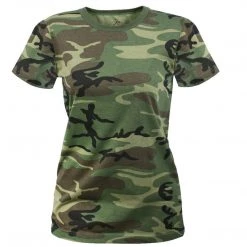 Rothco Womens Long Length Camo T-Shirt Camo T-Shirts