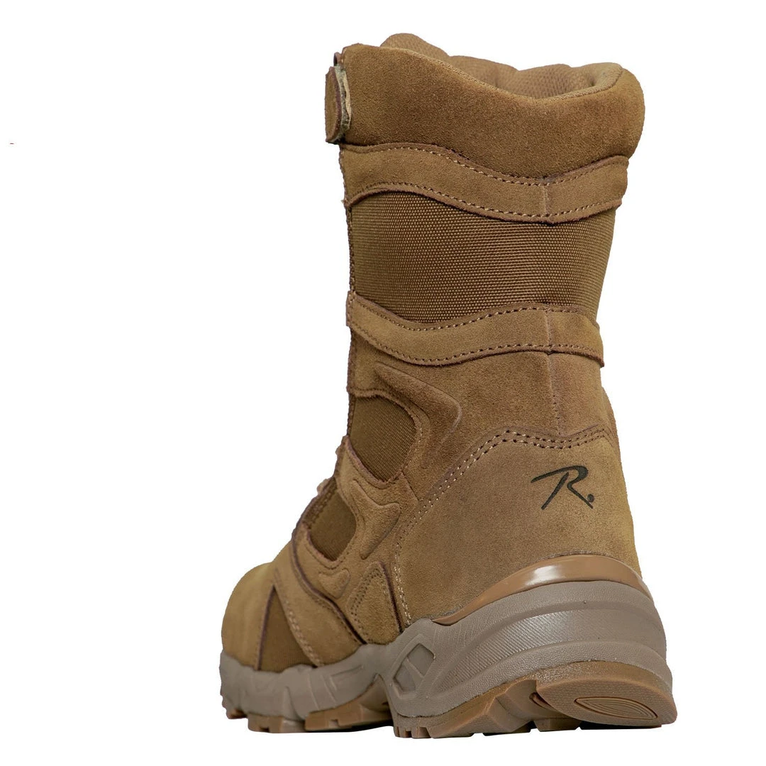 Rothco Forced Entry 8" Deployment AR 670-1 Coyote Brown Boots Military Boots