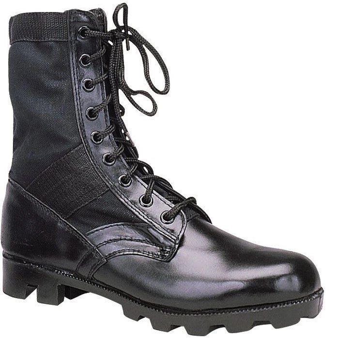 Military Boots Rothco G.I. Type Black Steel Toe Jungle Boot