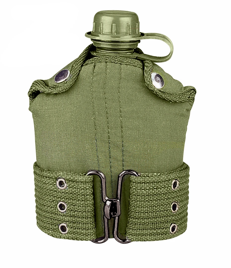 Hydration Bottles & Canteens Rothco G.I. Type Plastic Canteen & Pistol Belt Kit