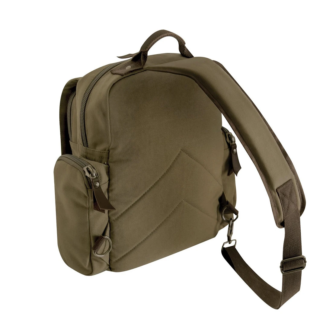 Rothco Vintage Canvas Sling Backpack - Olive Drab