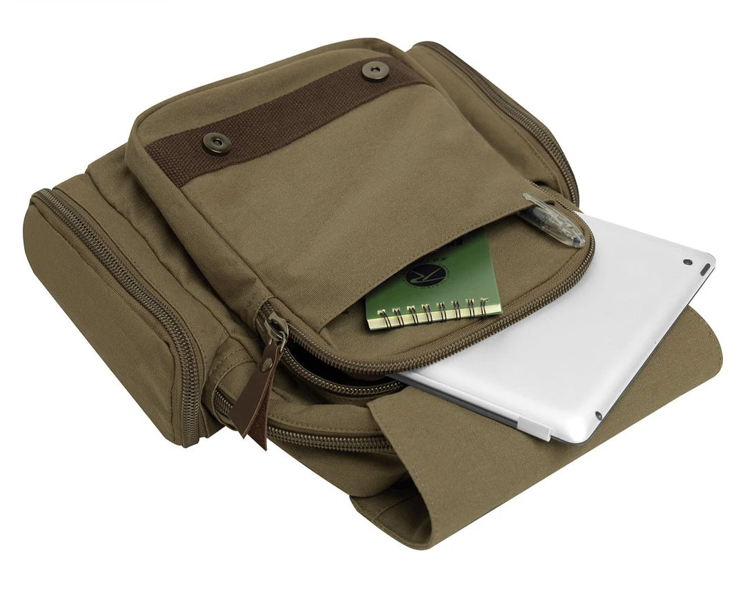 Rothco Vintage Canvas Sling Backpack - Olive Drab