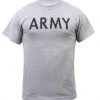 Graphic Printed T-Shirts Rothco Grey Physical Training T-Shirt