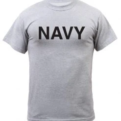 Graphic Printed T-Shirts Rothco Grey Physical Training T-Shirt