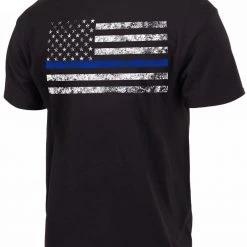 Rothco Thin Blue Line T-Shirt Graphic Printed T-Shirts