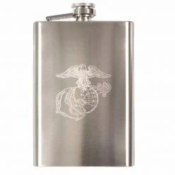 Rothco Engraved Stainless Steel Flasks
